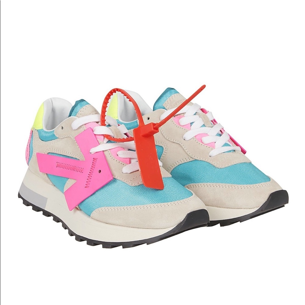 OFF-WHITE Ladies HG Runner Paneled Sneakers - Picture 3 of 4